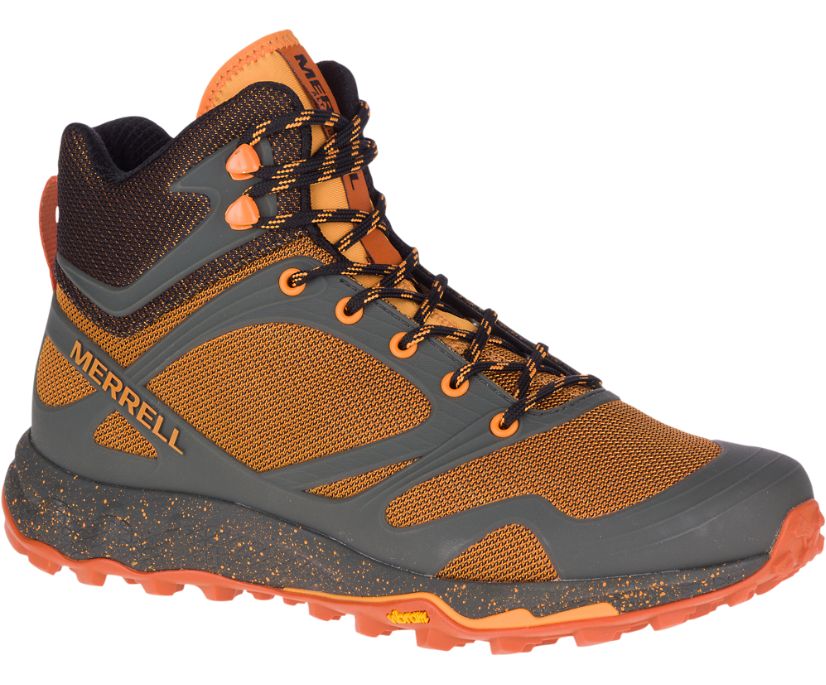 Buty Merrell Altalight Knit Mid - Buty Trekkingowe Męskie Merrell - Pomarańczowe [UCVTJ-4015]